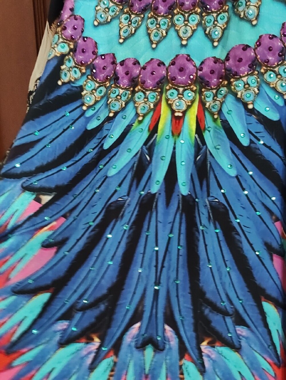 Vibrant Multicolor Maxi Dress - Strappy Summer Dress - Picture 3 of 6